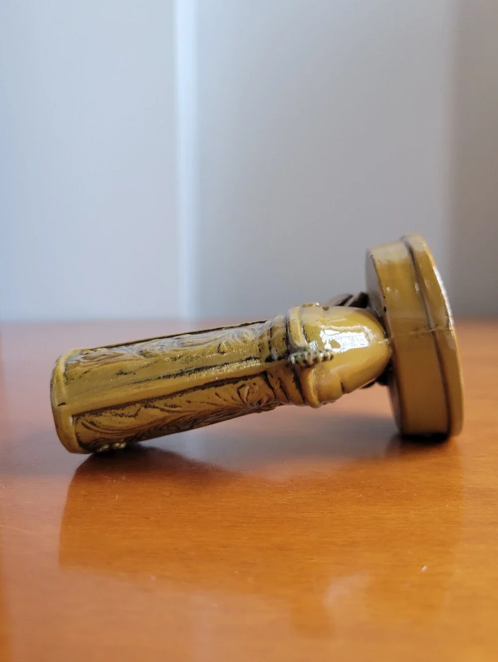 Vintage Scott Products, Inc. Cowboy Boot Bottle Opener Olive Green Olive Brown